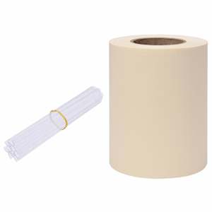 vidaXL privaatsusriba PVC 35 x 0,19 m kreemjasvalge