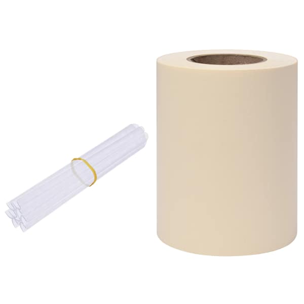 vidaXL privaatsusriba PVC 35 x 0,19 m kreemjasvalge