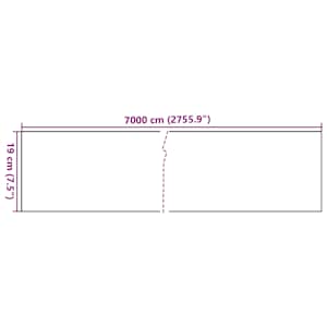 Zahradní stínící plotová fólie PVC 70 x 0,19 krémová - obrázek 10