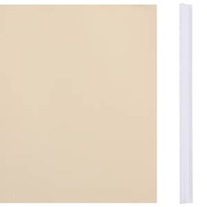Stínící plotové fólie 4 ks PVC 35 x 0,19 m krémové - obrázek 3