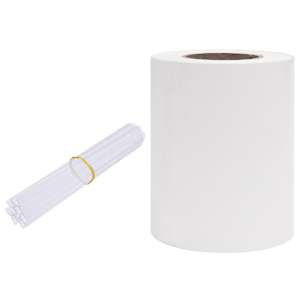 vidaXL privaatsusriba PVC 35 x 0,19 m valge