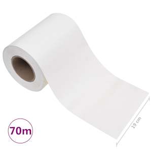 Zahradní stínící plotová fólie PVC 70 x 0,19 bílá - obrázek 11