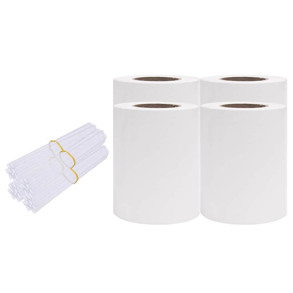 vidaXL Zabezpečovací pásky PVC 140 x 0,19 m bílé