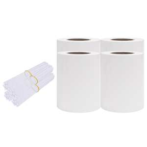 Stínící plotové fólie 4 ks PVC 35 x 0,19 m bílé - obrázek 2