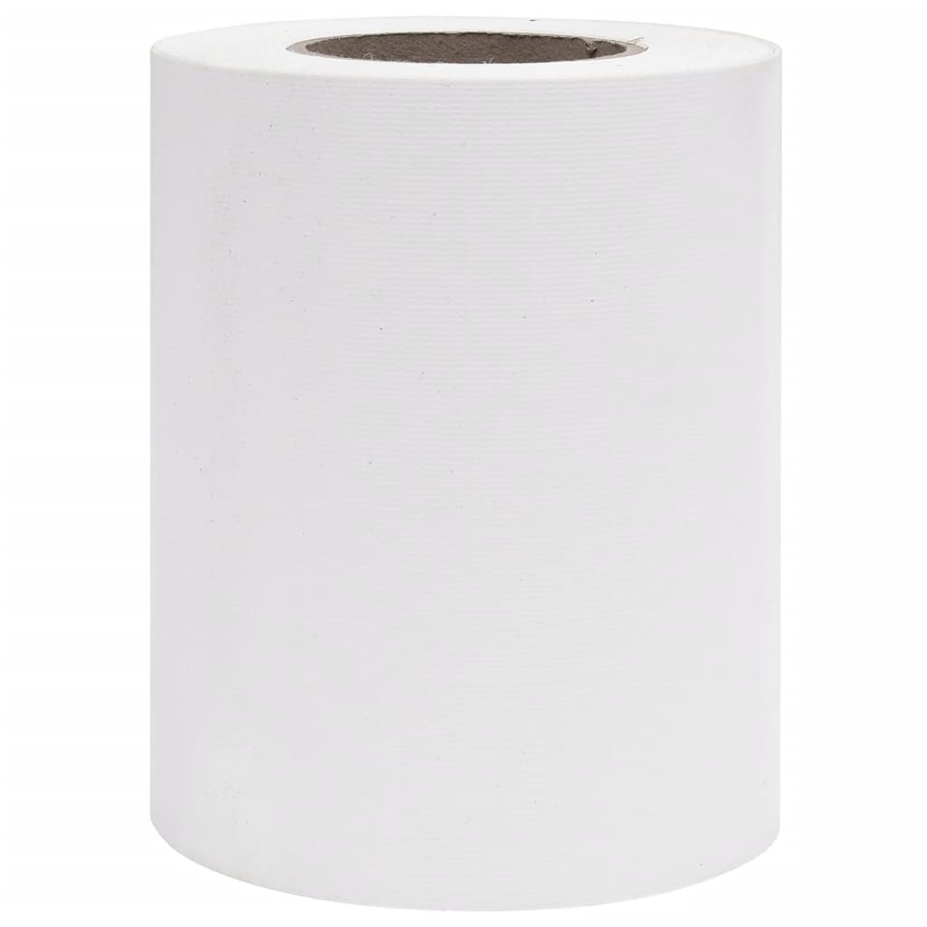 vidaXL Záhradné tieniace fólie 4 ks PVC 35x0,19 m biele