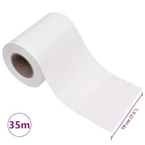 Stínící plotové fólie 4 ks PVC 35 x 0,19 m bílé - obrázek 11