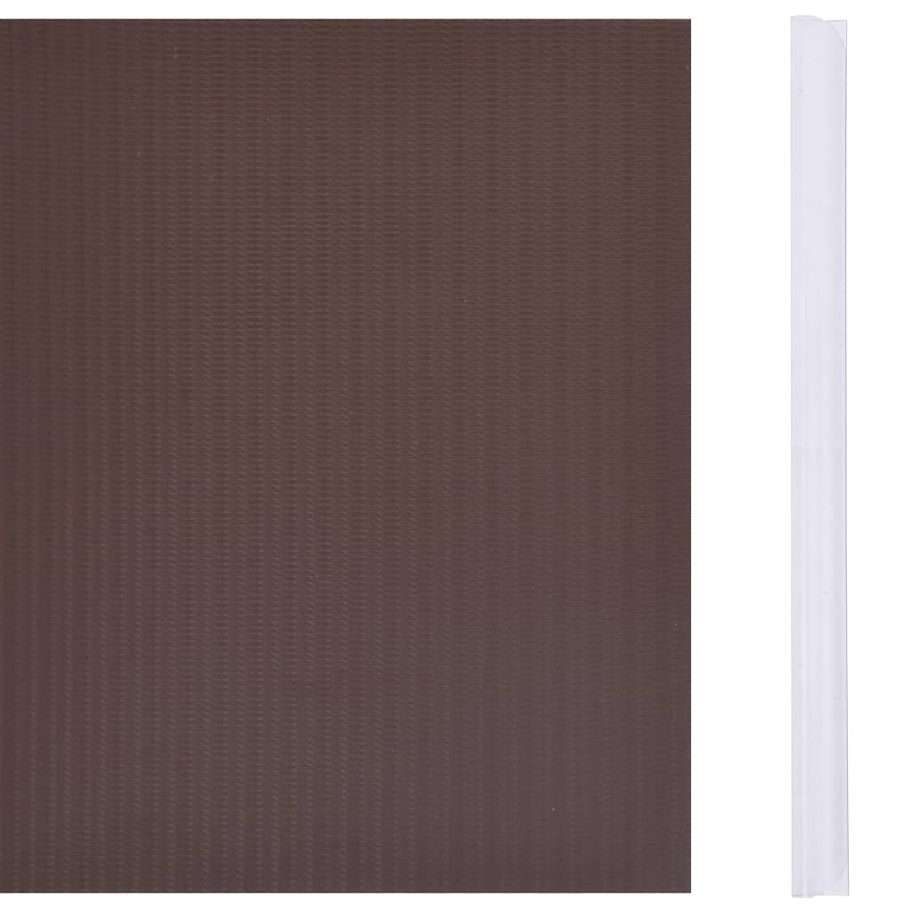 vidaXL Tuinscherm 70x0,19 m PVC bruin afbeelding