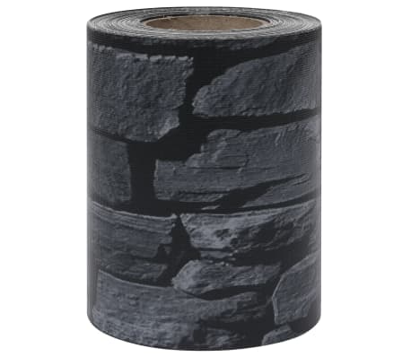 vidaXL Garten-Sichtschutz 4 Stk. PVC 35x0,19 m Grau