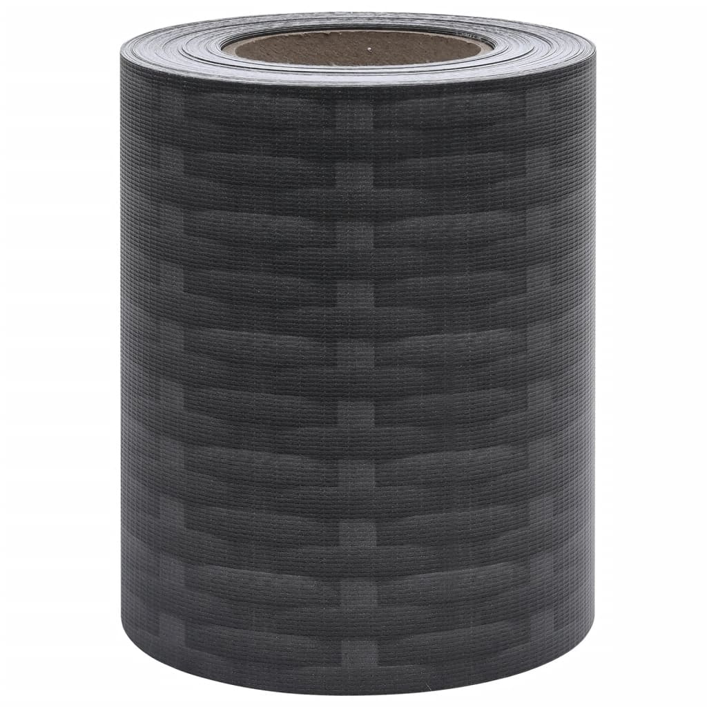 

vidaXL Tuinschermen 4 st 35x0,19 m PVC rattan patroon
