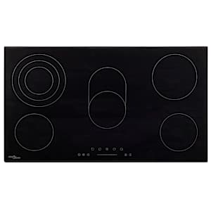 vidaXL keraamiline pliit 5 plaadiga, puutetundlik 77 cm, 8500 W
