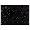 vidaXL keraamiline pliit 5 plaadiga, puutetundlik 90 cm, 8500 W