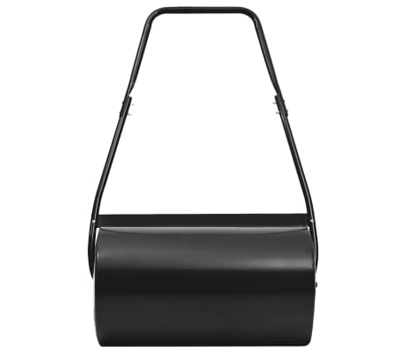 vidaXL Rodillo para césped negro 57 cm 43 L