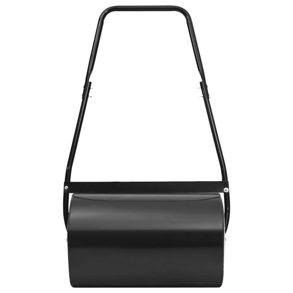 vidaXL Rouleau à gazon Noir 63 cm 50 L