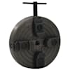 vidaXL 4 haaratsiga puiduhoidik M18 &uuml;hendus, teras, must 150 x 63 mm
