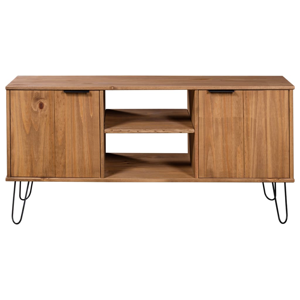 

vidaXL Tv-meubel New York Range massief grenenhout lichthoutkleurig