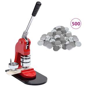 Naprava za značke s 500 gumbi za značke 25 mm