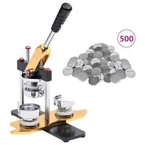 Stroj na výrobu placek rotační 500 ks 25mm butonů se špendlíkem - obrázek 1