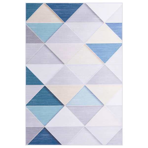 vidaXL mustriga vaip mitmev&auml;rviline 160 x 230 cm kangas