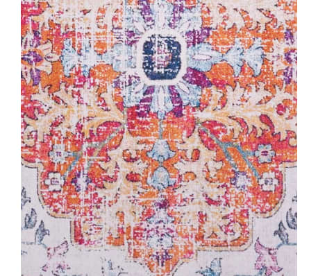 vidaXL Printed Rug Multicolour 140x200 cm Fabric