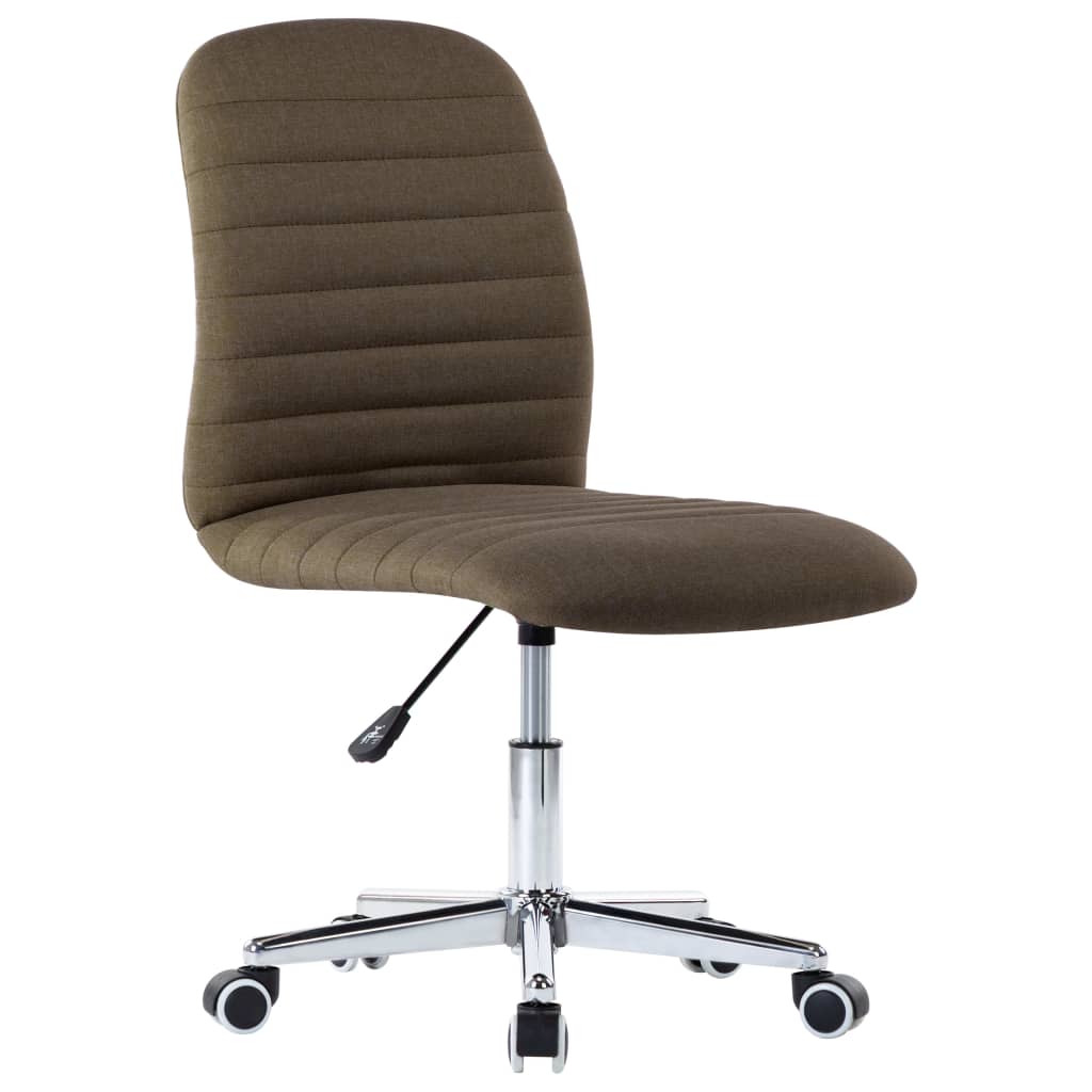 

vidaXL Eetkamerstoelen 4 st stof bruin