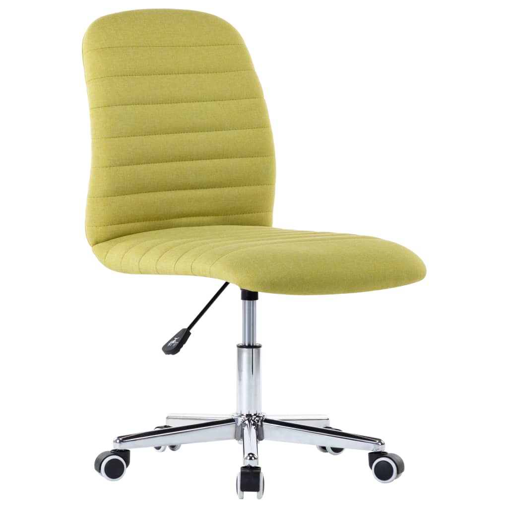 

vidaXL Eetkamerstoelen 6 st stof groen