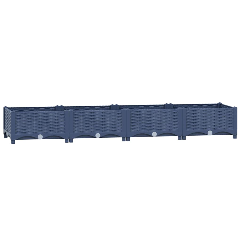 vidaXL Plantenbak verhoogd 160x40x23 cm polypropyleen