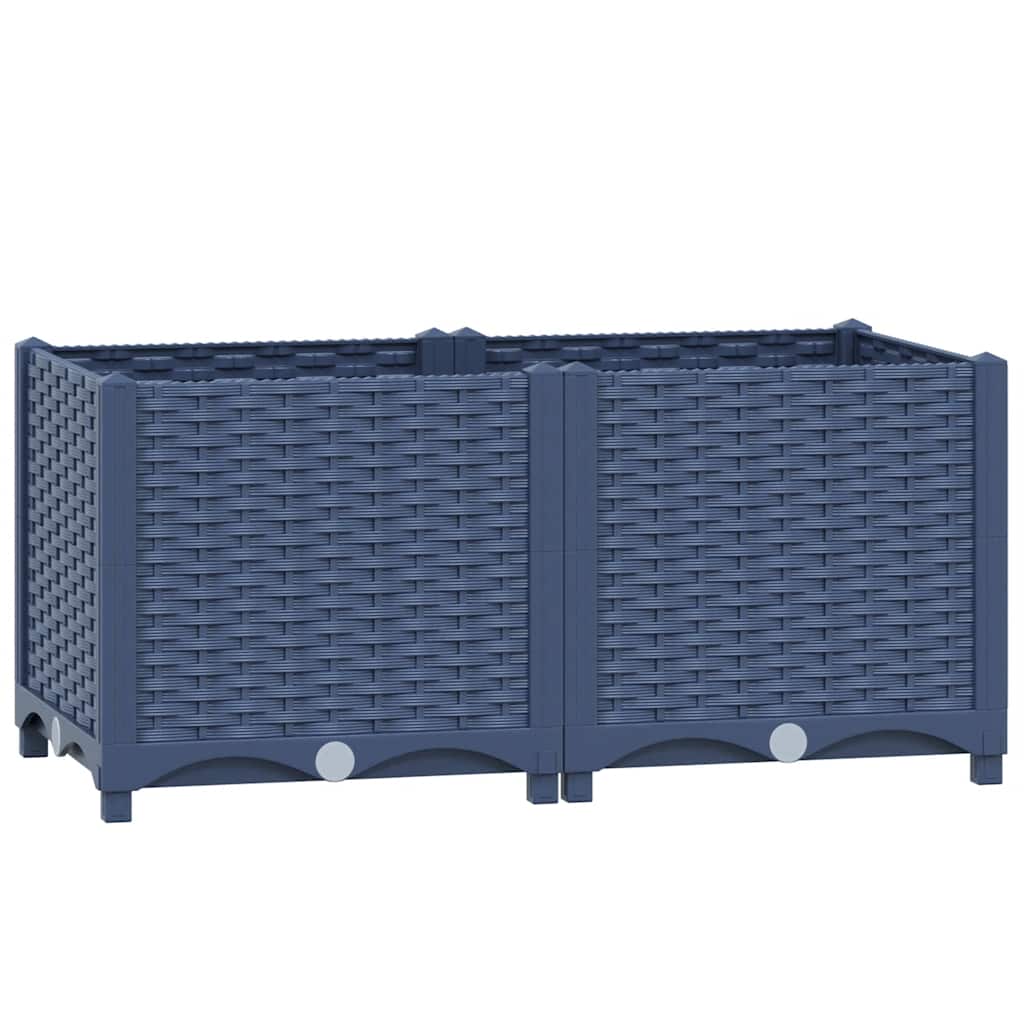 vidaXL Vyvýšený záhon 80 x 40 x 38 cm polypropylen