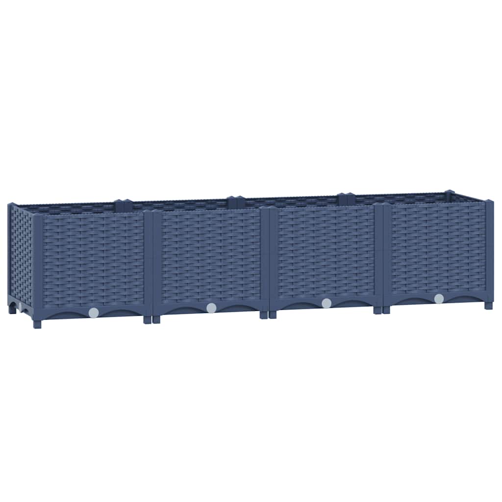

vidaXL Raised Bed 63"x15.7"x15" Polypropylene
