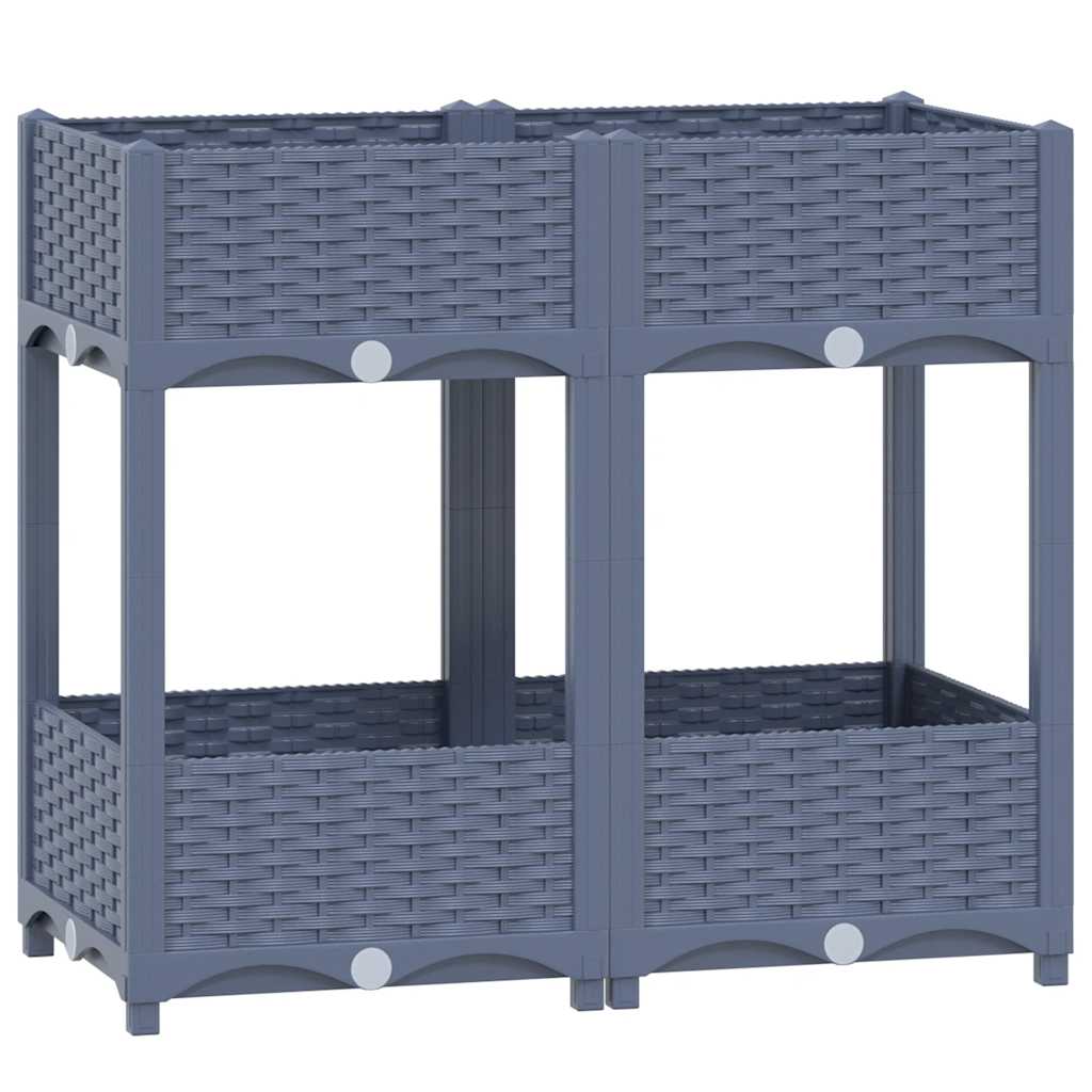 

vidaXL Raised Bed 31.5"x15.7"x28" Polypropylene
