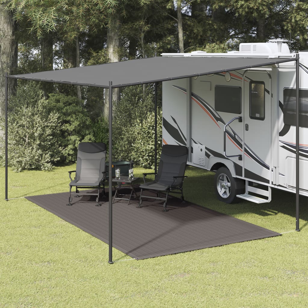 Tapete de campismo para tenda 250x350 cm antracite