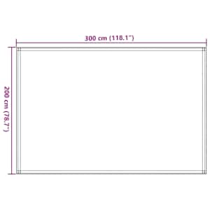 Koberec do stanu 200 x 300 cm modrý HDPE - obrázek 7