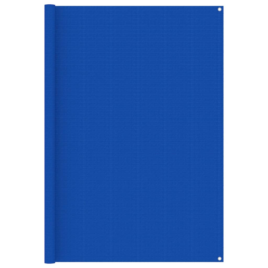 vidaXL Covor pentru cort, albastru, 200x400 cm, HDPE