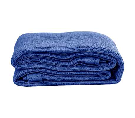 vidaXL Tapete de campismo para tenda PEAD 200x400 cm azul