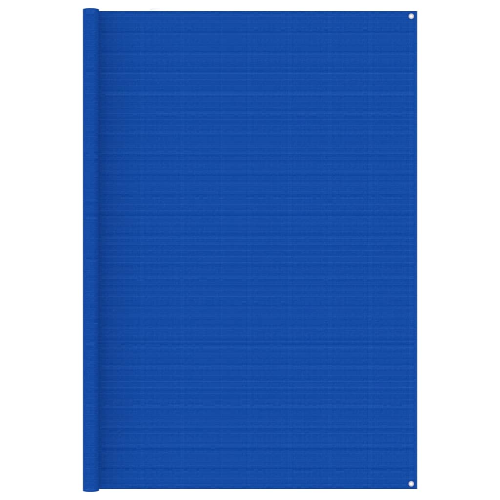 vidaXL telttæppe 250x250 cm HDPE blå