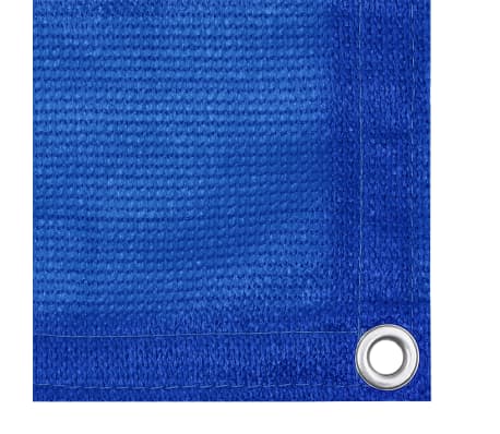 vidaXL Covor pentru cort, albastru, 250x250 cm, HDPE