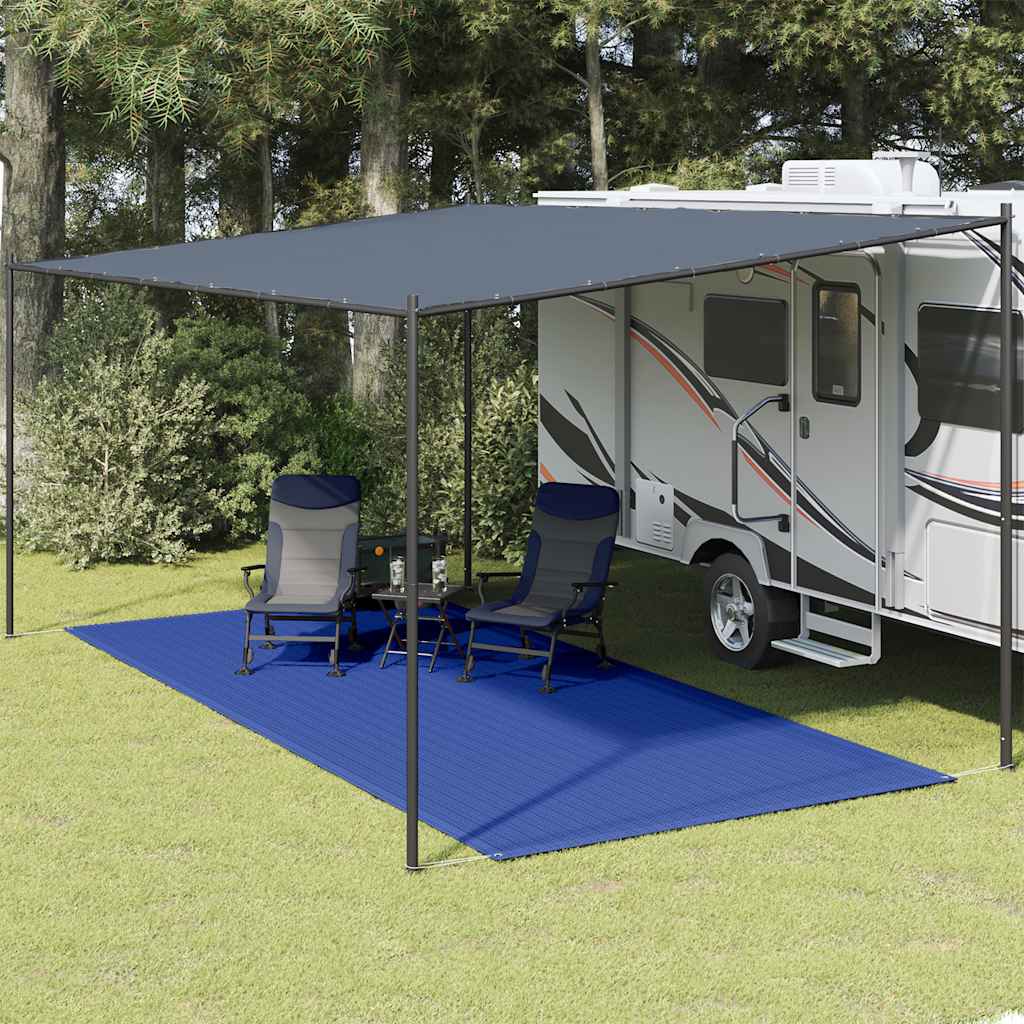 vidaXL Teltteppe 250x600 cm blå HDPE