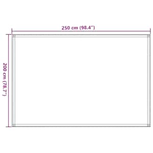 Koberec do stanu 250 x 200 cm taupe - obrázek 9