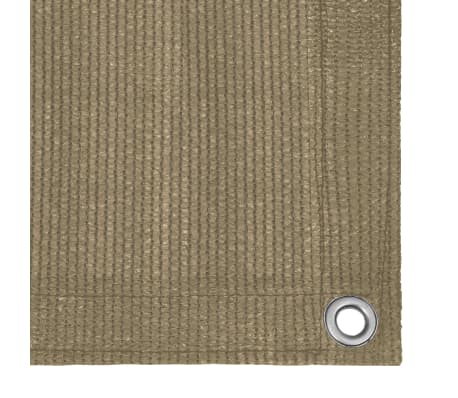 vidaXL Tapis de tente 250x350 cm Taupe