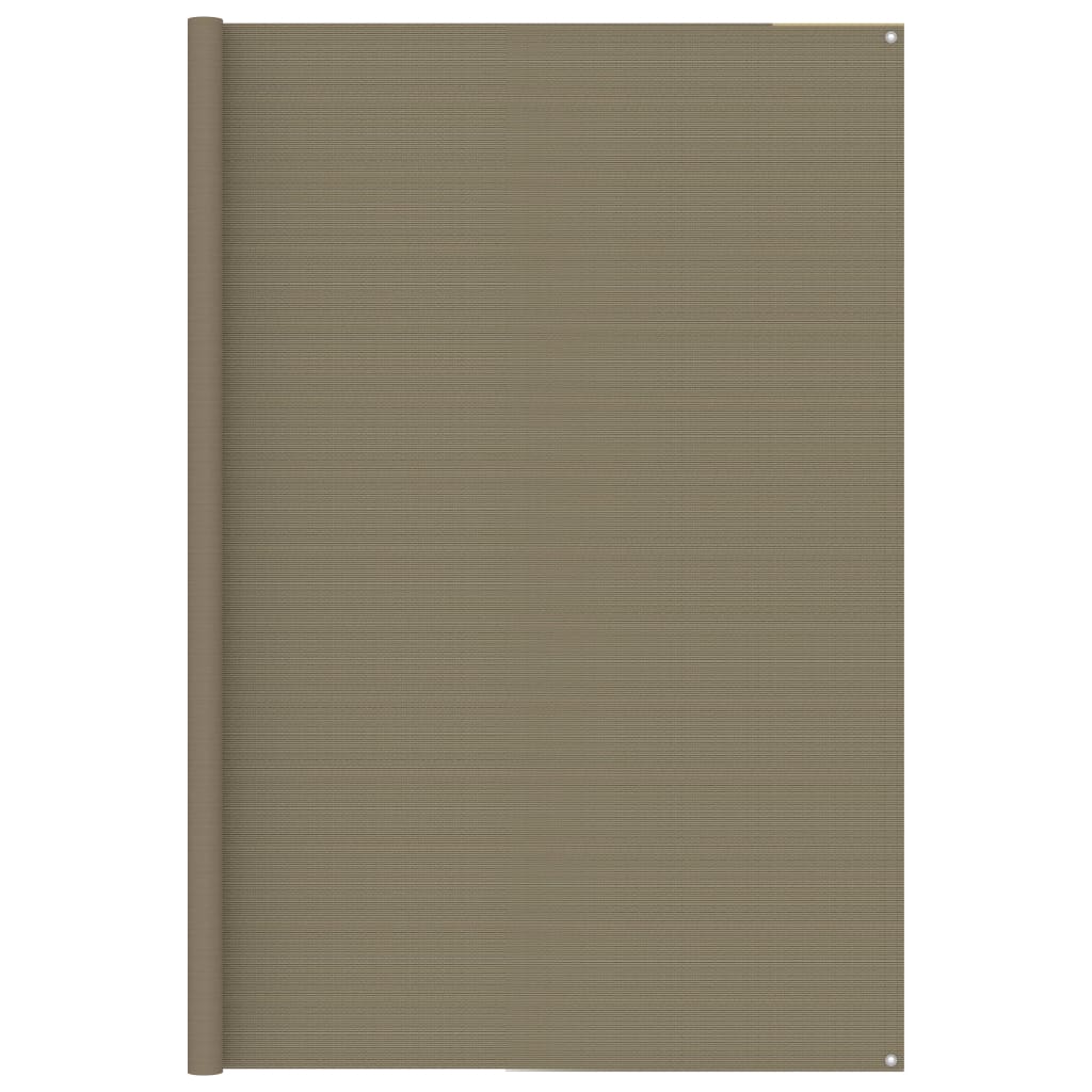 vidaXL Covor pentru cort, gri taupe, 250x450 cm