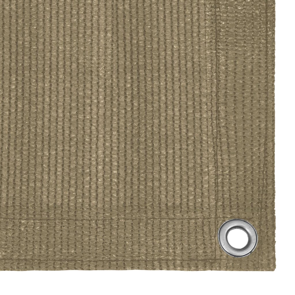 vidaXL Palapinės kilimėlis, taupe spalvos, 250x600 cm