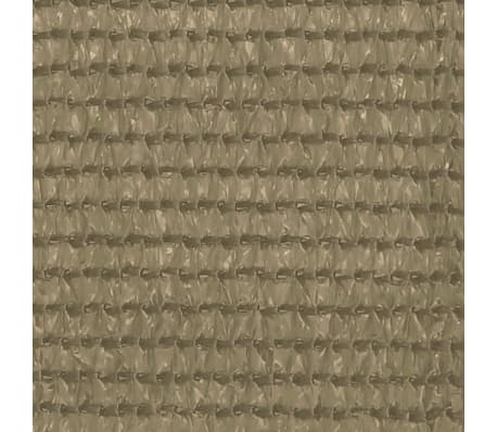 vidaXL Zeltteppich 400x600 cm Taupe