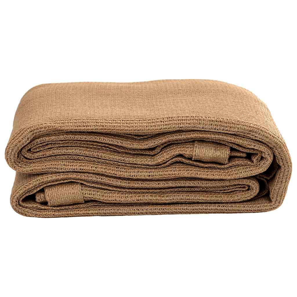 vidaXL Tenttapijt 400x800 cm HDPE taupe afbeelding