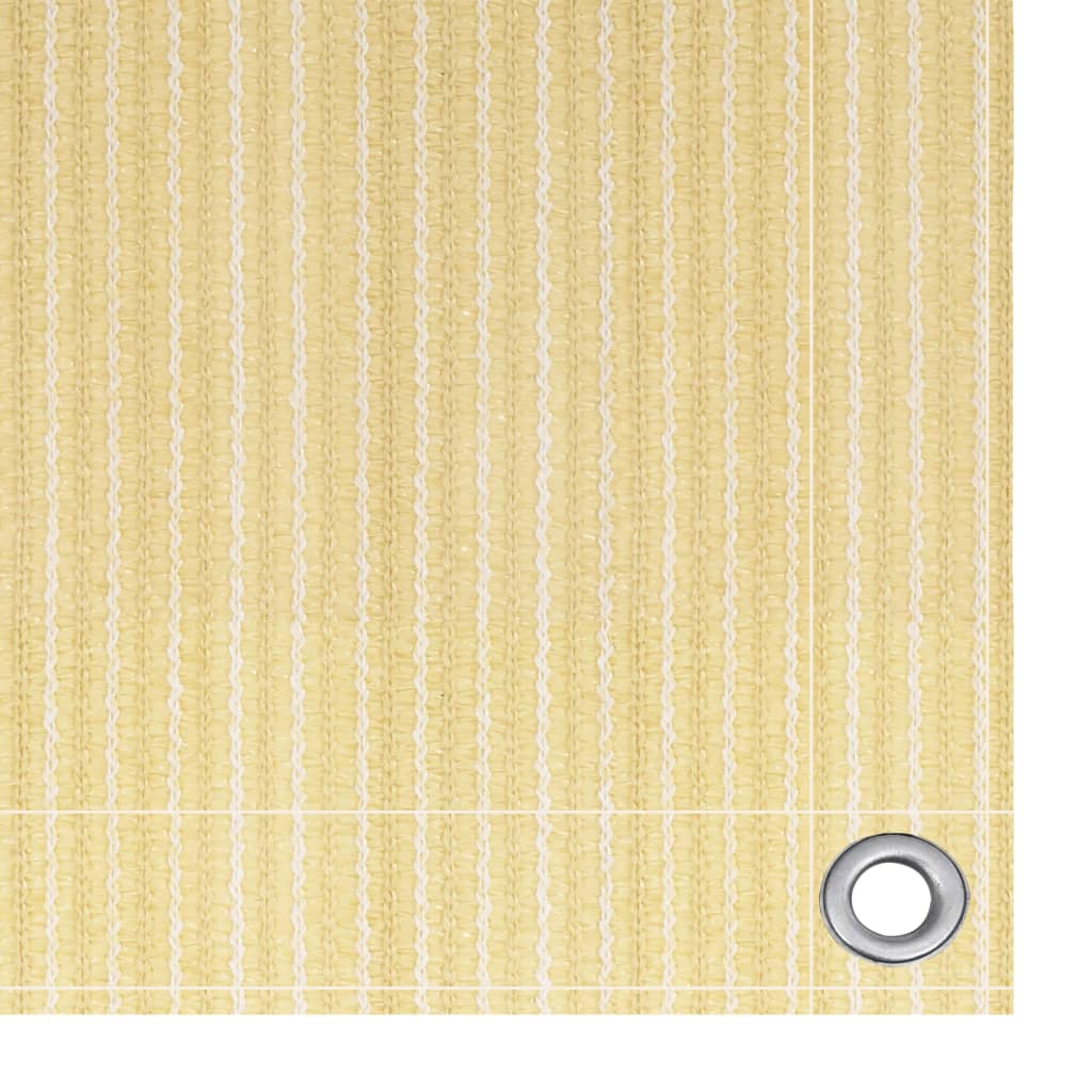 vidaXL Palapinės kilimėlis, smėlio spalvos, 200x200cm