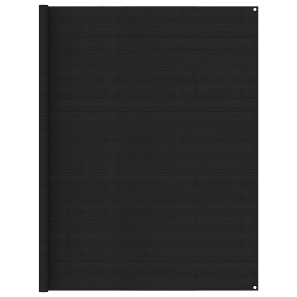 vidaXL Covor pentru cort, negru, 250x450 cm