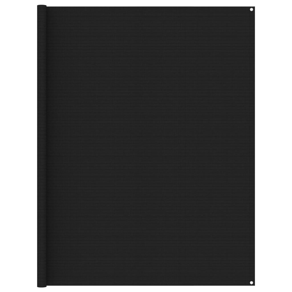 vidaXL Covor pentru cort, negru, 250×550 cm vidaXL