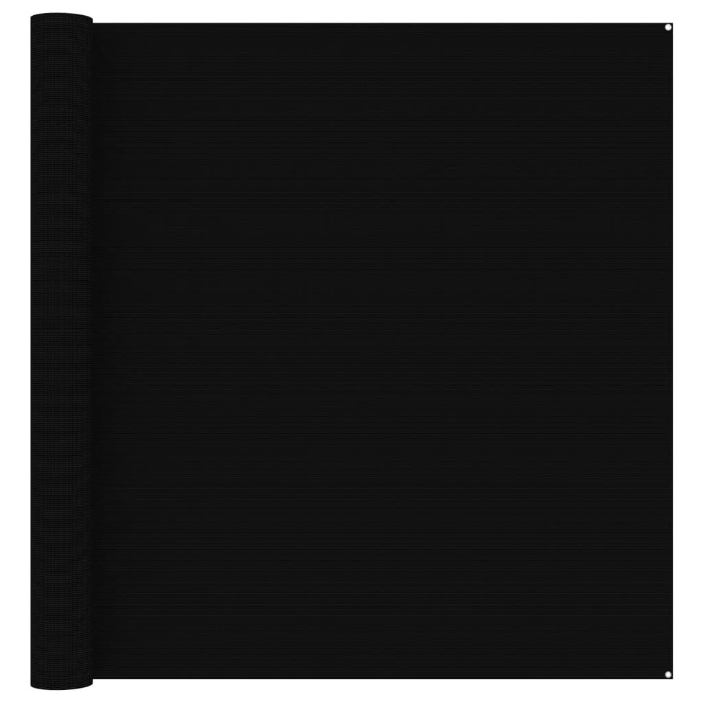 vidaXL Covor pentru cort, negru, 300x500 cm