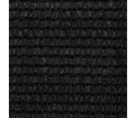 vidaXL Tenttapijt 400x700 cm HDPE zwart