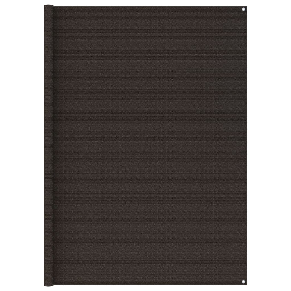 Tapis de tente 250x400 cm Marron