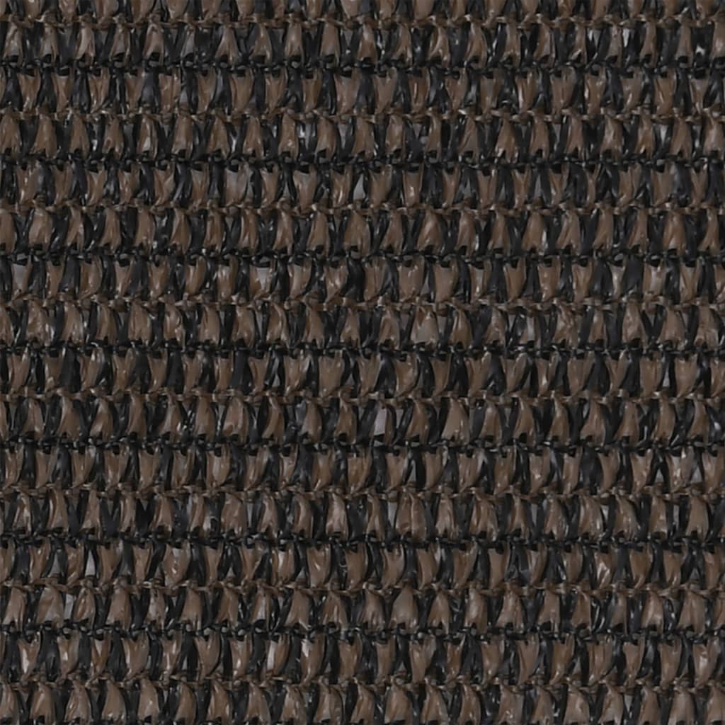 vidaXL Palapinės kilimėlis, rudos spalvos, 400x600cm