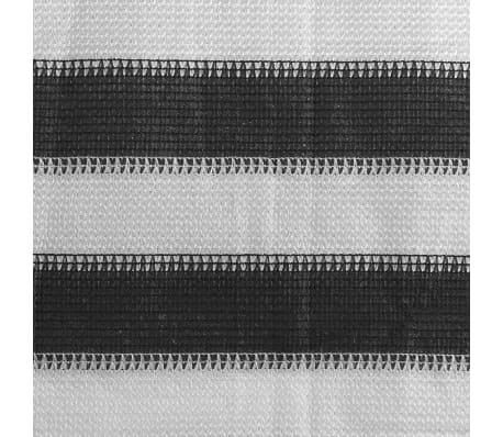 vidaXL Dywan namiotowy, 250 x 400 cm, antracyt i biel